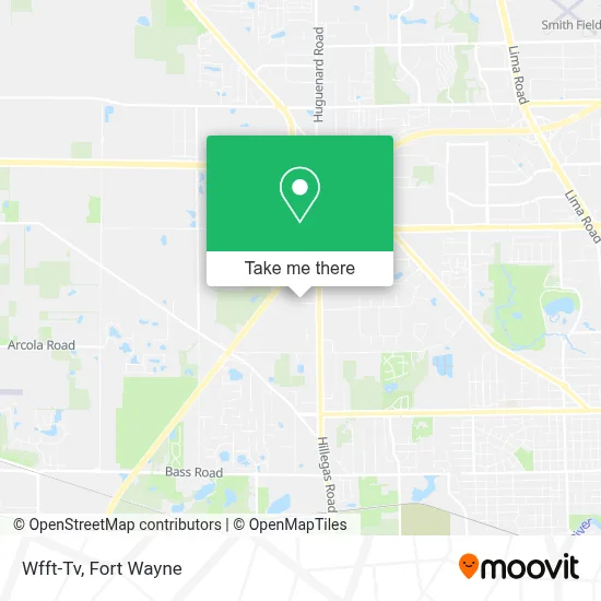 Wfft-Tv map