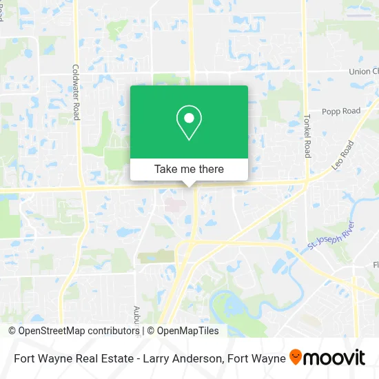 Fort Wayne Real Estate - Larry Anderson map