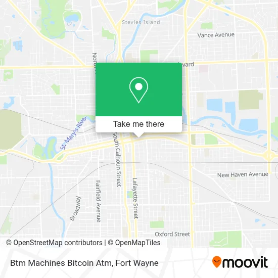 Btm Machines Bitcoin Atm map
