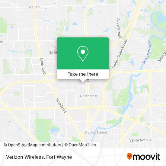 Verizon Wireless map
