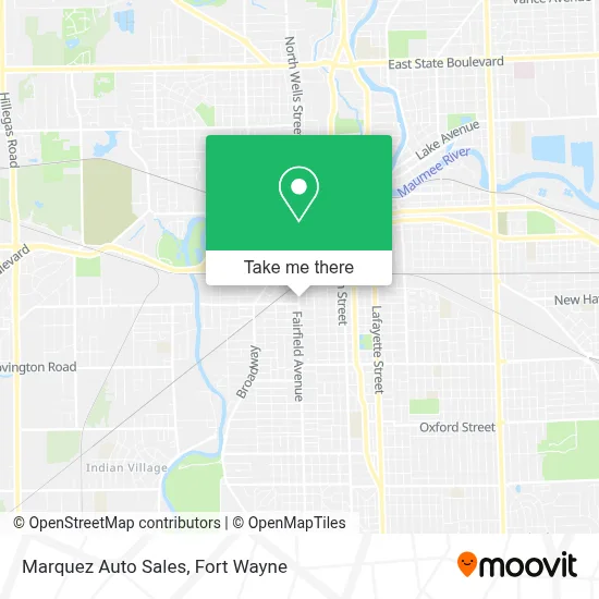 Marquez Auto Sales map
