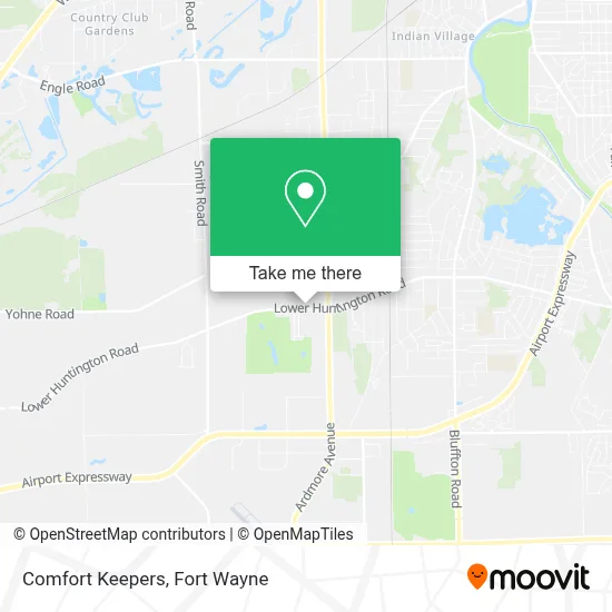 Comfort Keepers map