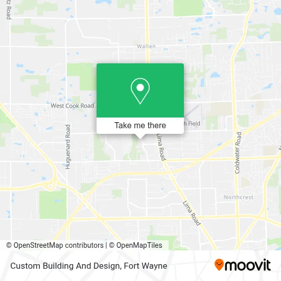 Custom Building And Design map