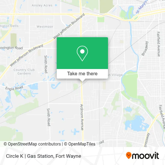 Circle K | Gas Station map