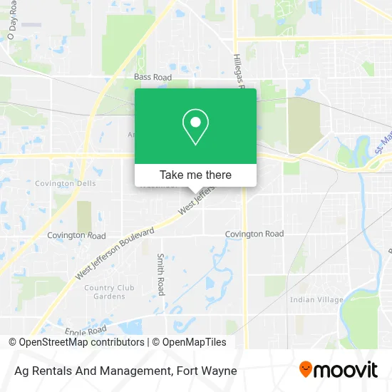 Ag Rentals And Management map