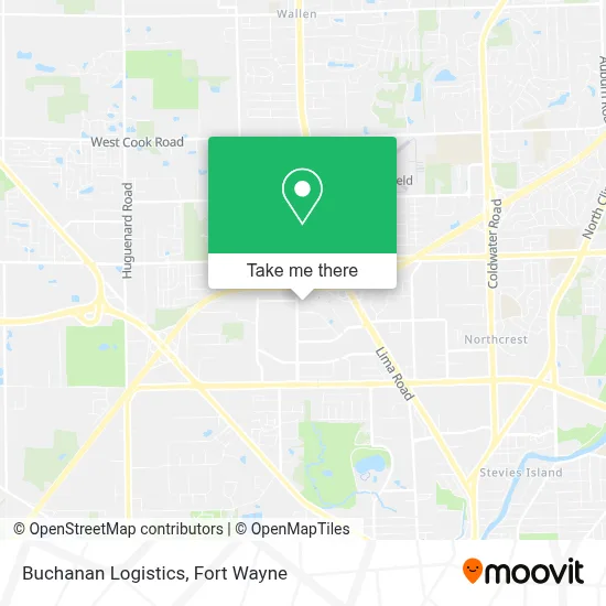 Buchanan Logistics map