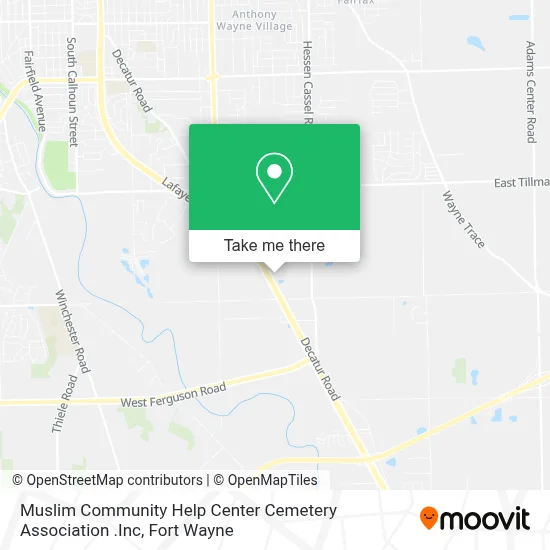 Muslim Community Help Center Cemetery Association .Inc map