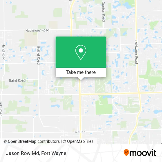 Jason Row Md map