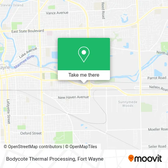Bodycote Thermal Processing map