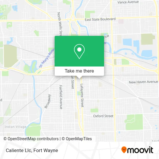 Caliente Llc map