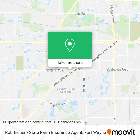 Rob Eicher - State Farm Insurance Agent map