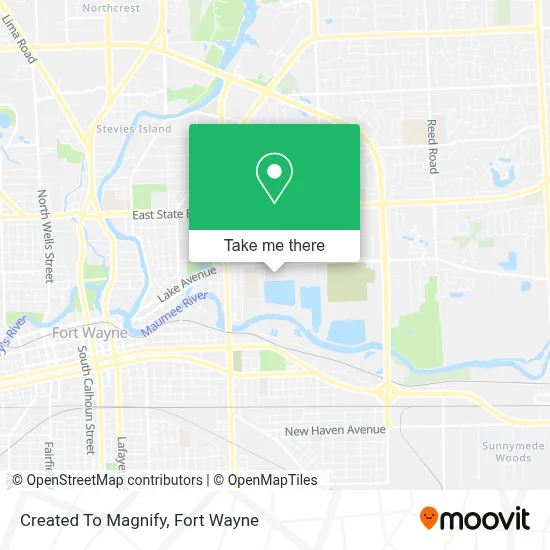 Created To Magnify map