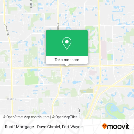 Ruoff Mortgage - Dave Chmiel map