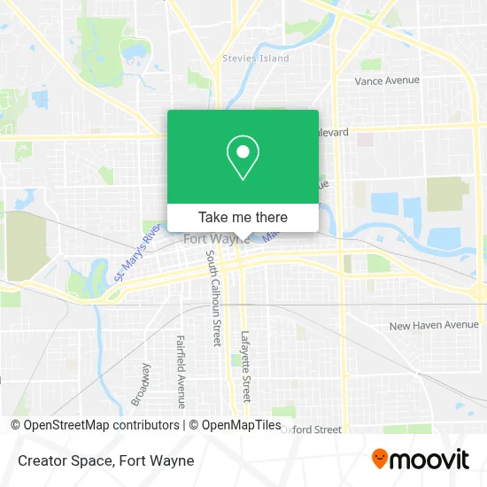 Creator Space map