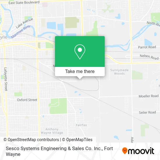 Sesco Systems Engineering & Sales Co. Inc. map