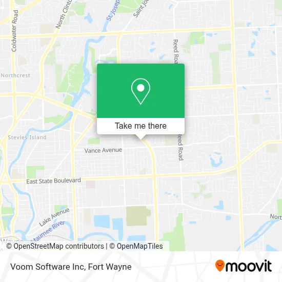 Voom Software Inc map