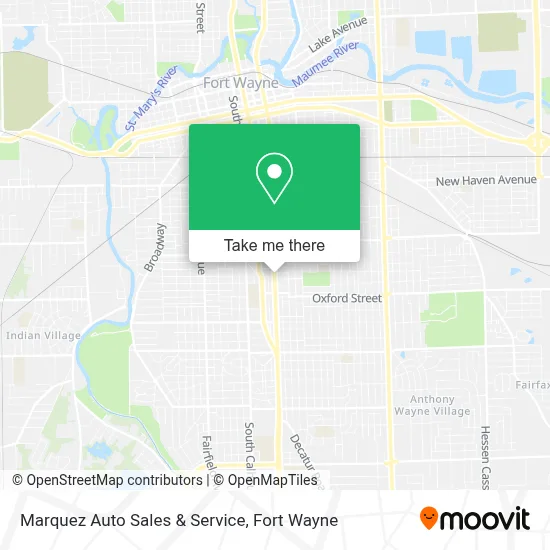 Marquez Auto Sales & Service map