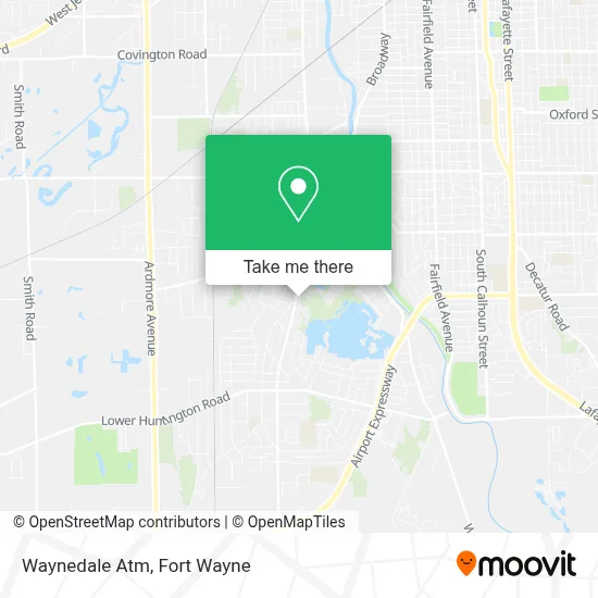 Waynedale Atm map