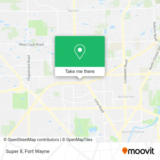 Super 8 map