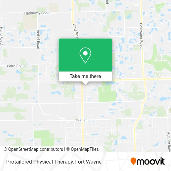 Protailored Physical Therapy map