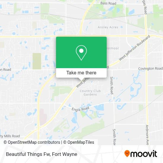 Beautiful Things Fw map