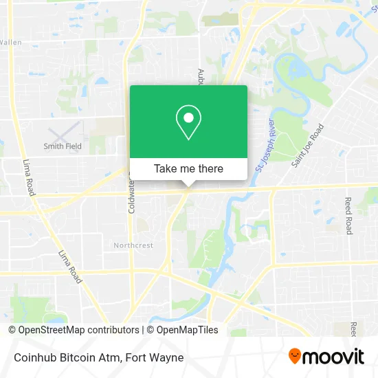 Coinhub Bitcoin Atm map