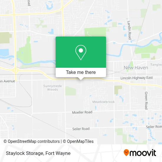 Staylock Storage map