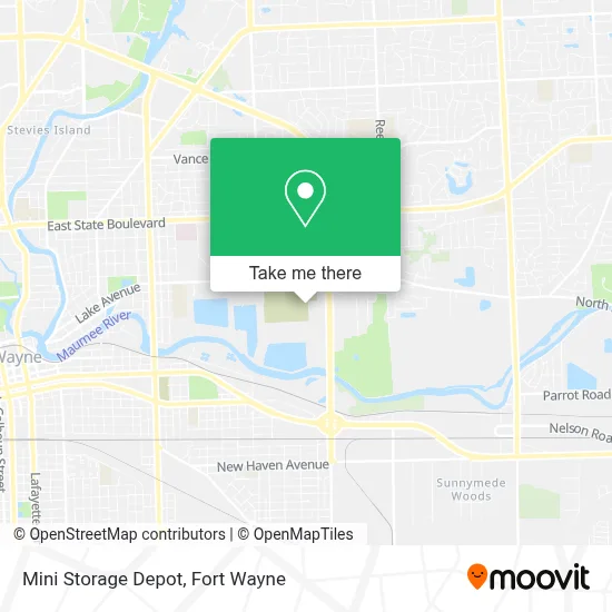 Mini Storage Depot map