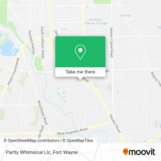 Partly Whimsical Llc map