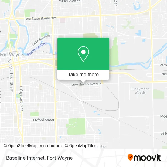 Baseline Internet map