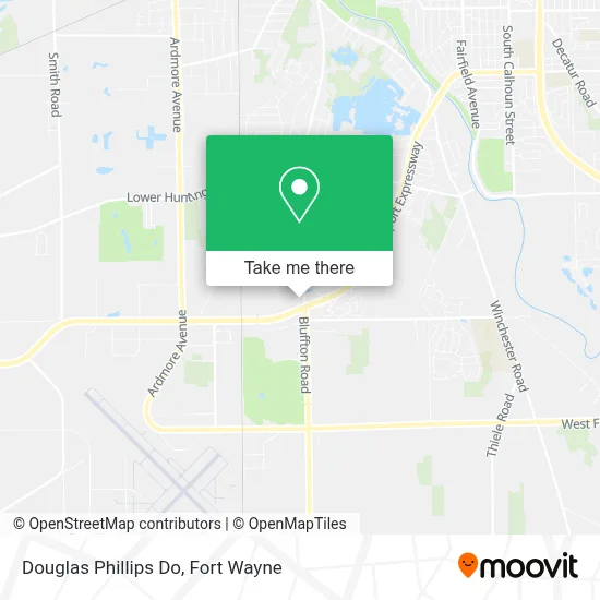 Douglas Phillips Do map
