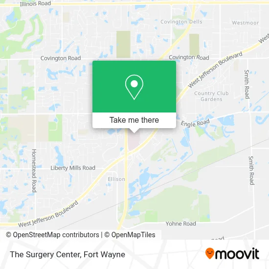 The Surgery Center map