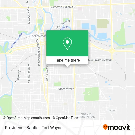 Providence Baptist map