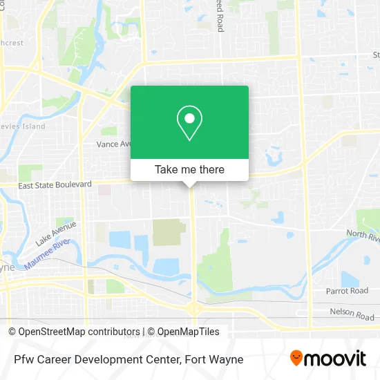 Pfw Career Development Center map