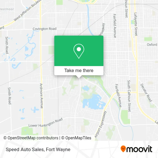 Speed Auto Sales map