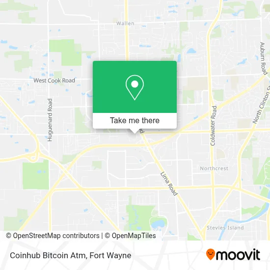 Coinhub Bitcoin Atm map