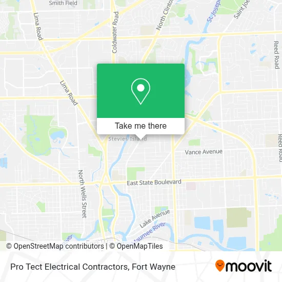 Pro Tect Electrical Contractors map