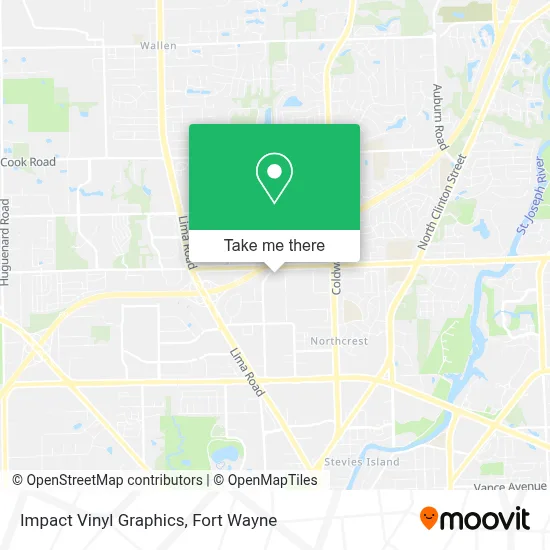 Impact Vinyl Graphics map