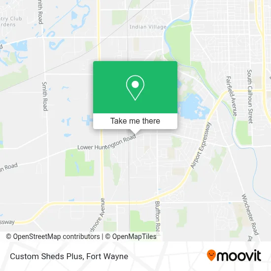 Custom Sheds Plus map