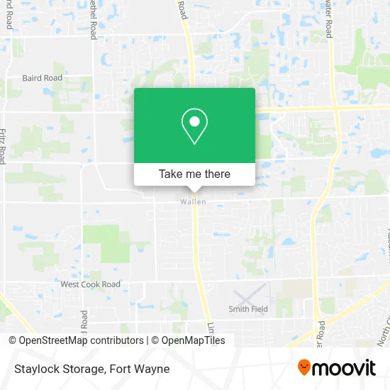 Staylock Storage map