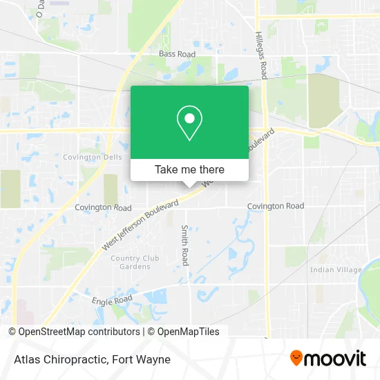 Atlas Chiropractic map