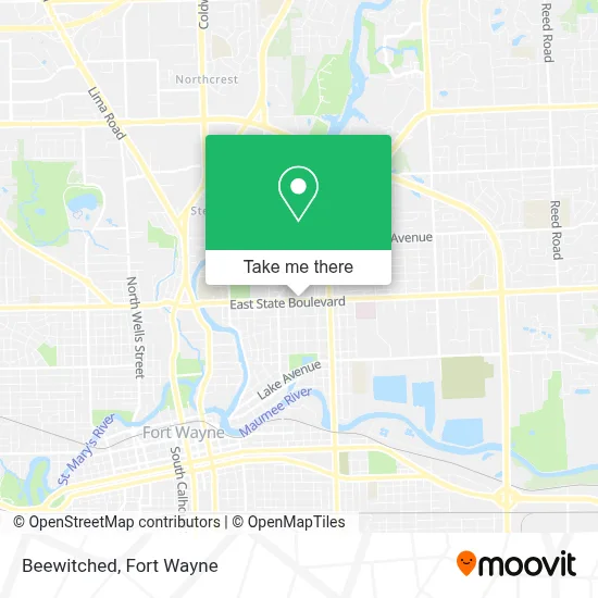 Beewitched map