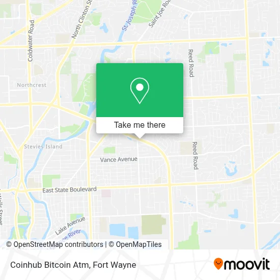 Coinhub Bitcoin Atm map