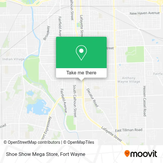 Shoe Show Mega Store map
