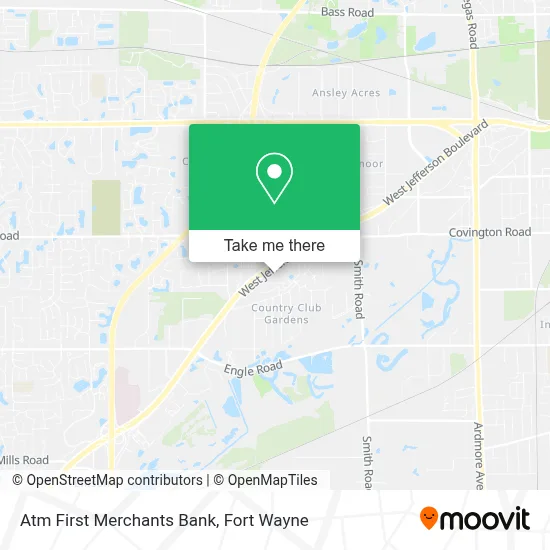Atm First Merchants Bank map
