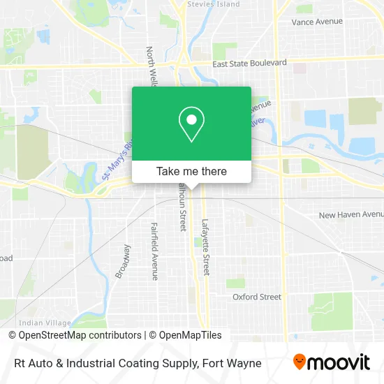 Rt Auto & Industrial Coating Supply map
