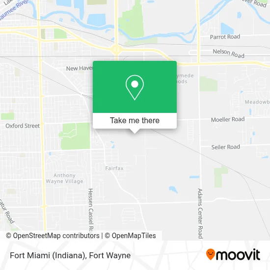 Fort Miami (Indiana) map