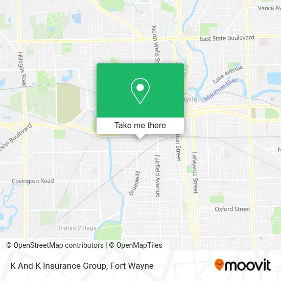 K And K Insurance Group map
