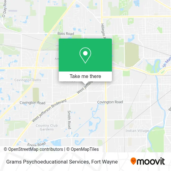 Grams Psychoeducational Services map