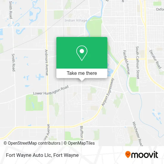 Fort Wayne Auto Llc map